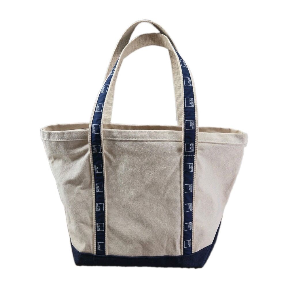 Vintage Goldman Sachs Solid Cream Canvas Scarborough & Tweed Tote Bag USA Banker